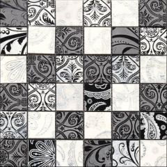 Musa Damasco Negro 30X30 -  mozaika lesk, mix barev barva