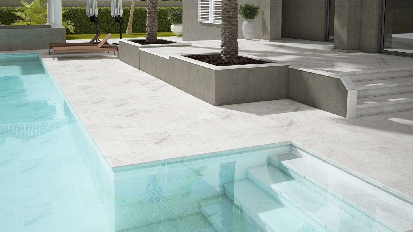 Evo Stone Pool - Lemovka a dlažba k bazénu v imitaci kamene