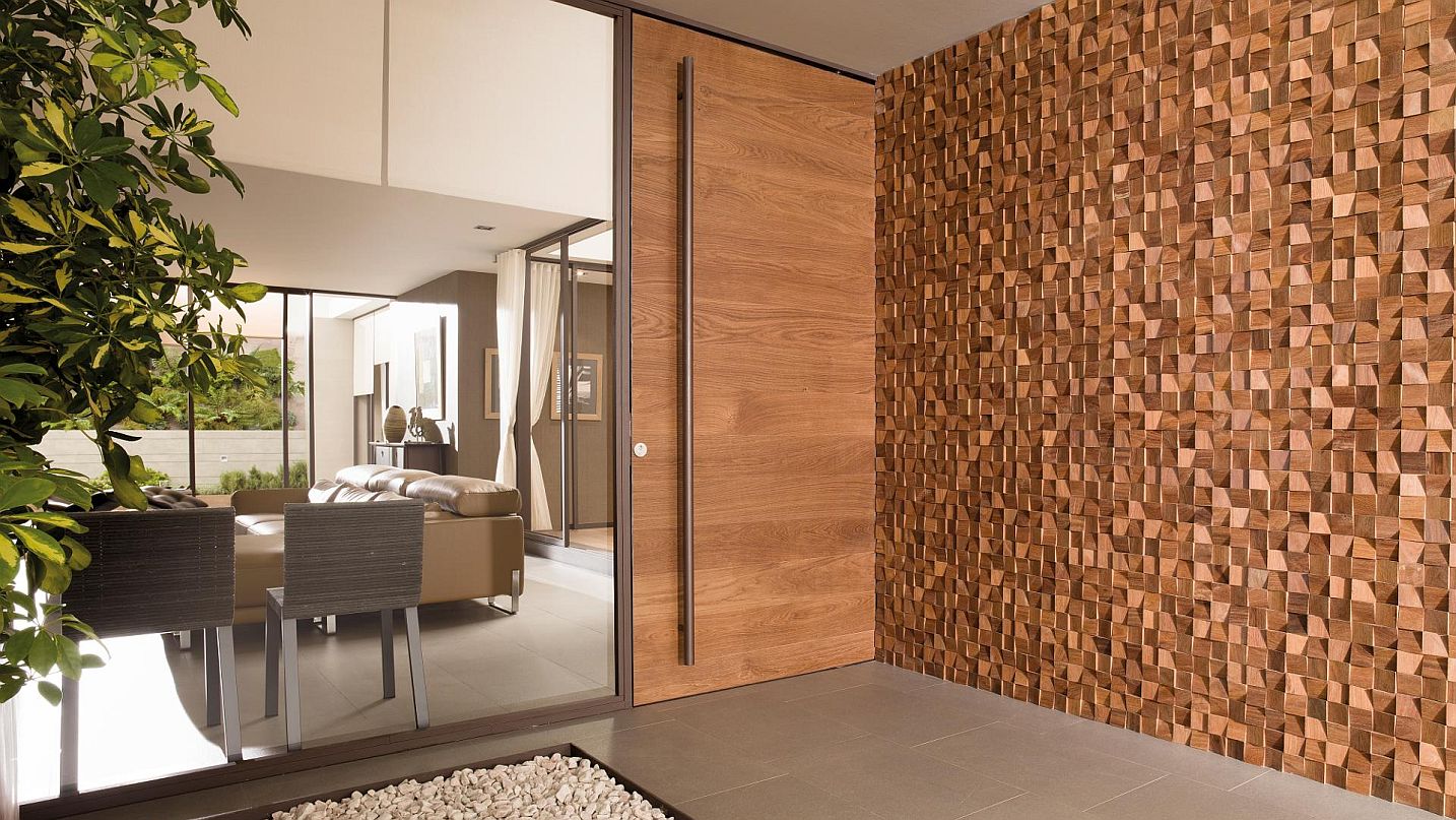 Dřevěné mozaiky - Designová dekorační mozaika z přírodního dřeva