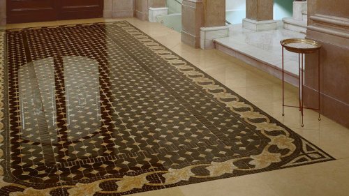 Dekorativní mozaika a zářivý mramor, série Iliada