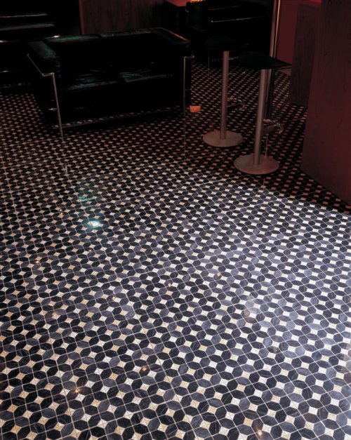 Přepych a luxus vzácných mozaik a mramorových podlah, série Iliada