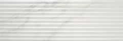 Mitra Rel. White 40x120x0,7 - strukturovaný / reliéfní slim obklad i dlažba mat, bílá barva