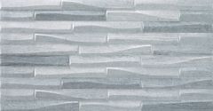 Sunset Craft Grey 31,6X60,8 - strukturovaný / reliéfní obklad mat, šedá barva
