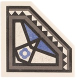 Esq. Cementi Otto Ala Blue 8,5x8,5 - hladký dlažba i obklad mat, mix barev barva