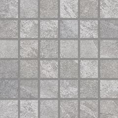 Axis Grey Mosaico 29,5x29,5 - strukturovaný / reliéfní  mat, šedá barva