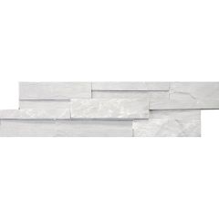 Globe Wall White 54,8X15 - plastický / 3d obklad mat, bílá barva