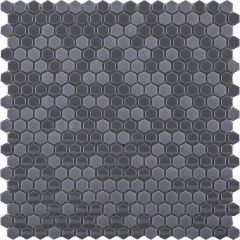 Glaze Mini Hexagon Grey 29,5X30 -  mozaika ,  barva