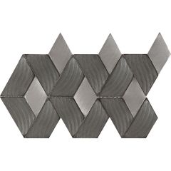 Gravity Alu Braid Metal Titanium 23,7X35,8 -  mozaika lesk, metalická barva