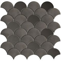 Drop Anthracite 29,5X29,6 -  mozaika lesk, metalická barva