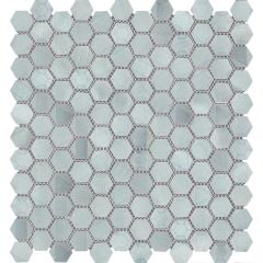 Gravity Alu Sides Aquamarine 27,7X29,2 -  mozaika lesk, metalická barva