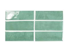 Bejmat Lake Gloss 5X15 - r9 dlažba i obklad lesk, zelená barva