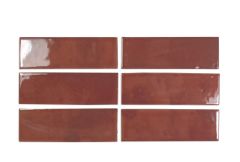 Bejmat Carmin Gloss 5X15 - r9 dlažba i obklad lesk, červená barva