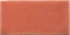 Fayenza Coral Gloss 6,2X12,5 - hladký obklad lesk, cihlová barva
