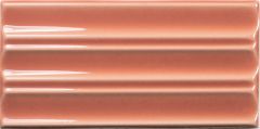 Fayenza Belt Coral Gloss 6,2X12,5 - hladký obklad lesk, cihlová barva