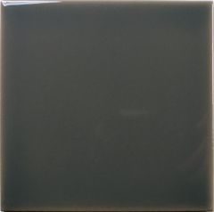 Fayenza Square Ebony Gloss 12,5X12,5 - hladký obklad lesk, černá barva