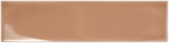 Aquarelle Toffe Gloss 7,5X30 - hladký obklad lesk, cihlová barva