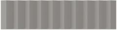 Twin Peaks Up Grey 7.5X30 - plastický / 3d obklad mat, šedá barva