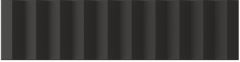 Twin Peaks Up Nero 7.5X30 - plastický / 3d obklad mat, černá barva