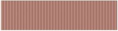 Twin Peaks Low Cotto 7.5X30 - plastický / 3d obklad mat, hnědá barva