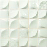 3D White 25X25 -  mozaika ,  barva