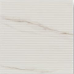 Stripes Calacata Brillo 25x25 - strukturovaný / reliéfní obklad lesk, krémová barva