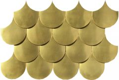 Sirena Gold 30X20 -  mozaika pololesk / lappato,  barva