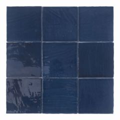 Tabarca Marino 15x15 - hladký obklad lesk, modrá barva