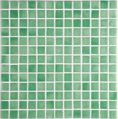 Niebla 2507-A 2,5 31,2X49,5 - hladký mozaika lesk, zelená barva