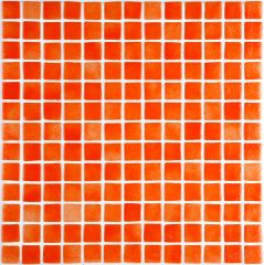 Niebla 2509-C 2,5 31,2X49,5 - hladký mozaika lesk, cihlová barva