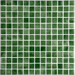 Niebla 2585-B 2,5 31,2X49,5 - hladký mozaika lesk, zelená barva