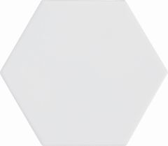 Kromatika White 11,6x10,1 - hladký dlažba i obklad mat, bílá barva