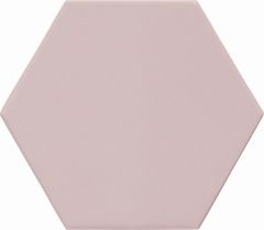 Kromatika Rosa 11,6x10,1 - hladký obklad i dlažba mat, růžová barva