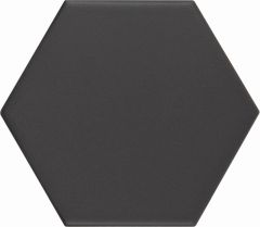 Kromatica Black 11,6x10,1 - hladký obklad i dlažba mat, černá barva
