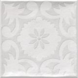 Tamil Blanco 13x13 - strukturovaný / reliéfní obklad lesk, bílá barva