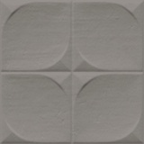 Sindhi Gris 13x13 - plastický / 3d obklad lesk, šedá barva