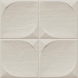 Sindhi Marfil 13x13 - plastický / 3d obklad lesk, bílá barva