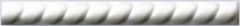 Tarpan Blanco Mate 20x2 - plastický / 3d speciální prvek mat, bílá barva