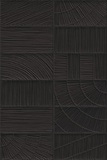 Viet Negro 20x10 - strukturovaný / reliéfní obklad lesk, černá barva