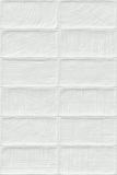 Viet Blanco 20x10 - strukturovaný / reliéfní obklad lesk, bílá barva