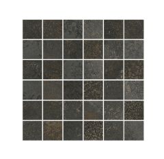 Mosaico Yuri Basalto 30x30 - hladký obklad mat, černá barva