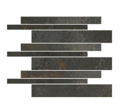 Mosaico Nanti Basalto 30x30 - hladký obklad mat, černá barva