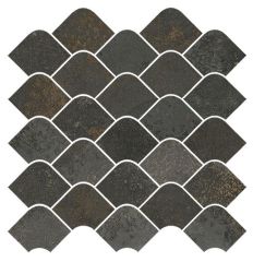 Mosaico Korubo Basalto 30x30 - hladký obklad mat, černá barva