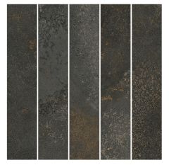Mosaico Nahua Basalto 30x30 - hladký obklad mat, černá barva