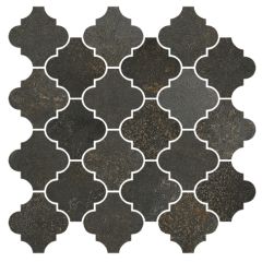 Mosaico Nukak Basalto 30x30 - hladký obklad mat, černá barva