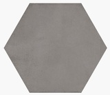 Hexagono Bampton Grafito 26,6x23 - hladký obklad i dlažba mat, šedá barva
