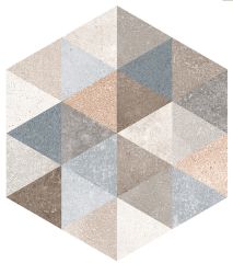 Hexagono Fingal 26,6x23 - hladký obklad i dlažba mat,  barva