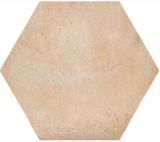 Hexagono Bampton Beige 26,6x23 - hladký obklad i dlažba mat, béžová barva