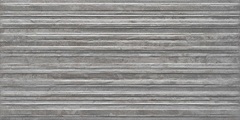 Canyon Antracita 60x30 - strukturovaný / reliéfní dekor mat, šedá barva