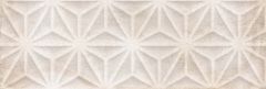 Minety Arena 75x25 - plastický / 3d dekor mat, béžová barva