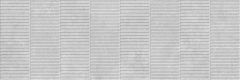 Tilos Gris 75x25 - strukturovaný / reliéfní obklad mat, šedá barva